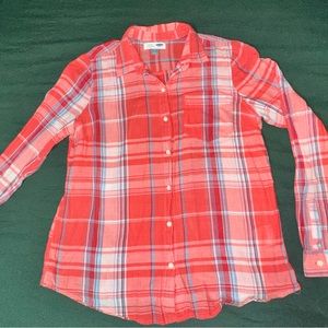 Ladies Old Navy flannel (size medium)